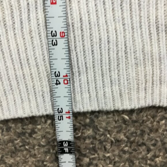 Marine Layer Sweater Long Cabin Knit Cardigan Blue Ombre Cashmere Blend Medium - Picture 9 of 10